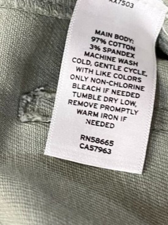 BP High Waist Wide Leg Stretch Twill Pants Green Halo Sage Women’s 12 - Picture 12 of 12